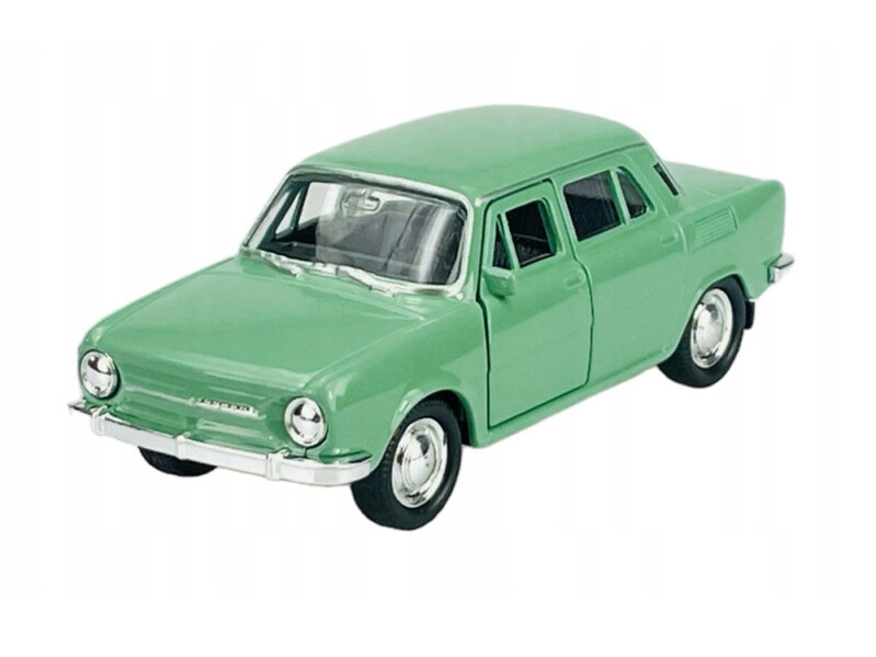 Welly Škoda 100 1:34 červená světle zelená